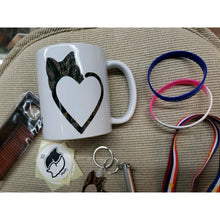 Load image into Gallery viewer, Cat Lover Lot -2 Wristbands, Lanyard, Tabby Heart "PussyWhipped" Mug &amp; Keychain
