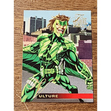 Load image into Gallery viewer, VULTURE 95 FLAIR MARVEL ANNUAL #64 MARVEL COMICS TRADING CARD WINGS OF DEATH