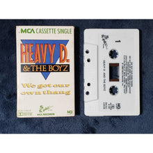 Load image into Gallery viewer, Heavy D &amp; the Boyz "We Got Our Own Thang &amp; Instrumental" Cassette Tape MCA 1989