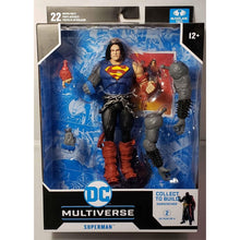 Load image into Gallery viewer, SUPERMAN 7" Action Figure -McFarlane Toys. DC MULTIVERSE, "DARK KNIGHTS: DEATH METAL"