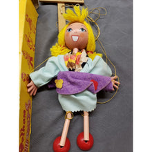 Load image into Gallery viewer, VINTAGE &amp; ORIGINAL PELHAM PUPPETS - Dancing Girl - VG, Tangled String