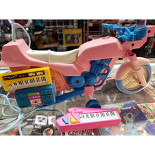 Load image into Gallery viewer, Vintage Barbie Motorcycle Pink Yellow Blue 1986 Mattel, Used, As Is, Untested