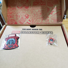 Load image into Gallery viewer, Funko Marvel First Collector Corps Box AVENGERS Size L T Shirt. HULKBUSTER POP!