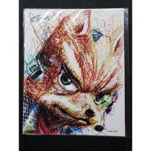 Load image into Gallery viewer, "STARFOX" BAM Box 8" x 10" Art Print by Cody James Signed of/2200 W/ COA,