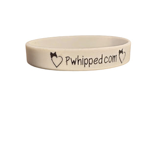 White "This Hand Is For Petting Cats" Silicone Bracelet, Rubber Wristband