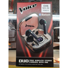 Load image into Gallery viewer, The Voice DUO True Wireless Stereo Earbuds W/Mic-Black Electronics, Bluetooth