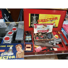 Load image into Gallery viewer, Erector Set in Metal Case Vintage 1948 AC Gilbert &amp; Co. No 8-1/2 Electric, As Is