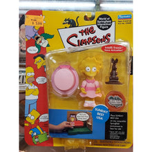 Load image into Gallery viewer, The Simpsons "Sunday Best Lisa" WORLD OF SPRINGFIELD - Series 9 Interactive Figure (Playmates)