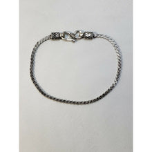 Load image into Gallery viewer, Artisan Crafted Sterling Silver Bracelet, 7.25", 5.4g Handmade in India