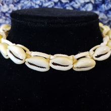 Load image into Gallery viewer, Puka Shell Choker with Genuine Leather, Adjustable