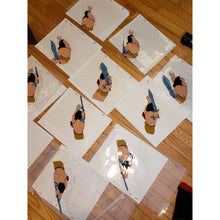 Load image into Gallery viewer, Lot of 11 Pencil &amp; 11 Paint CONAN THE ADVENTURER Cartoon Animation 10x12.5&quot; Cels