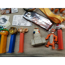 Load image into Gallery viewer, Cat Lover Lot -2 Wristbands, Lanyard, Used Cat Figures /toys / Pez And More