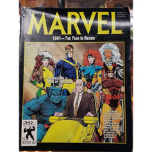 Load image into Gallery viewer, 1991 THE MARVEL YEAR IN REVIEW Magazine, Good. Professor X Man of the Year