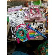 Load image into Gallery viewer, Cat Lover Lot -2 Wristbands, Lanyard, Hello Kitty Stationary, Disney Door Hanger