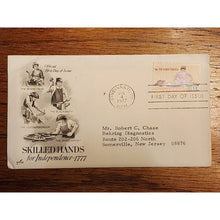 Load image into Gallery viewer, USPS First Day Stamp 1977 13c Skill Hands for Independence: Seamstress W/ Letter