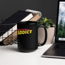 Load image into Gallery viewer, Heroine Addict (SUPERGIRL inspired Design) Black Glossy Mug