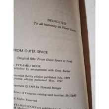 Load image into Gallery viewer, Secrets of the Flying Saucers from Outer Space - Howard Menger - PB 1967 VG