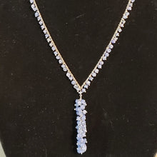 Load image into Gallery viewer, Tanzanite 58 ctw, 20" Necklace with 2" Drop.