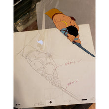 Load image into Gallery viewer, Lot of 11 Pencil &amp; 11 Paint CONAN THE ADVENTURER Cartoon Animation 10x12.5" Cels