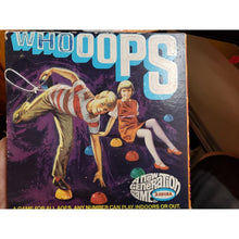 Load image into Gallery viewer, Vintage 1968 Aurora WHOOPS (twister-like) game 5502 In Damaged Box, Pcs Only