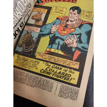 Load image into Gallery viewer, SUPERMAN 208, July 1968 The CASE of the COLLARD CRIME-FIGHTER. DC Comics G/VG