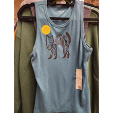 Load image into Gallery viewer, NO BOUNDARIES WOMENS’S GREEN "PUSSYWHIPPED" SCAREDY CAT TANK LARGE (12-14)