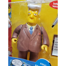 Load image into Gallery viewer, The Simpsons "Kent Brockman " WORLD OF SPRINGFIELD - Series 5 Interactive Figure