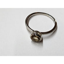 Load image into Gallery viewer, Size 8 Citrine, .75 ctw In Platinum Over .925 Sterling Silver Ring