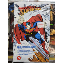 Load image into Gallery viewer, 1993 DC Superman Back to School Pack Include 2 Comics, Poster, Pencil, &amp; Notepad