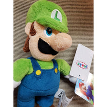 Load image into Gallery viewer, LUIGI Plush Doll Toy 10” Super Mario Bros Nintendo. NES, Jakks Little Buddy 2017