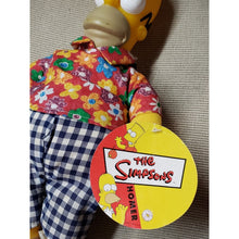 Load image into Gallery viewer, Vivid Imaginations 1998 "The Simpsons" Homer Simpson, Vacation Wear Plush Doll