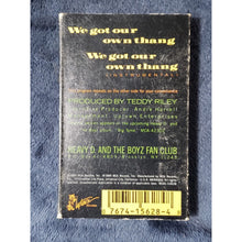 Load image into Gallery viewer, Heavy D &amp; the Boyz "We Got Our Own Thang &amp; Instrumental" Cassette Tape MCA 1989