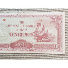 Load image into Gallery viewer, The Japanese Government BA Ten Rupees Bank Note | Bank Notes | Good Condition