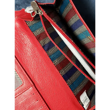 Load image into Gallery viewer, Red, Genuine Leather Clutch / Wallet. RFID Protection, 12 Card Slots, E.Z. Slide