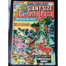 Load image into Gallery viewer, GIANT SIZE FANTASTIC FOUR #5 DBL ISSUE Divide And Conquer 1975 PSYCHO-MAN MARVEL