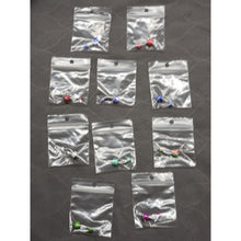 Load image into Gallery viewer, Lot Of 10 Belly Button (Rings) Piercing Body Jewelry. Curved Bar With Balls