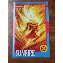 Load image into Gallery viewer, X-Men Vol 5 #4 VG/F or Better Sunfire Trading Card Variant 2021 Marvel Comics