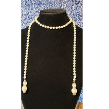 Load image into Gallery viewer, Hand Knotted Pearl 36" Lariat style Necklace