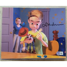 Load image into Gallery viewer, John Morris "Andy Davis" TOY STORY Autograph 8 x 10 Picture with Beckett COA