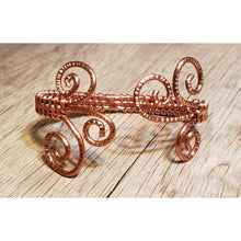 Load image into Gallery viewer, Hand Woven, Nickel Free Copper Wire Wrapped Bracelet