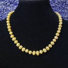 Load image into Gallery viewer, Freshwater Canary Pearls (B grade) on Hand Knotted