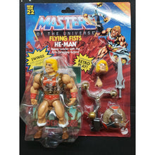 Load image into Gallery viewer, "FLYING FISTS" HE-MAN- Heroic Leader with Fist Swinging Action! MOTU Retro Play