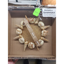Load image into Gallery viewer, Handmade 7.5" Indoor/Outdoor Seashell &amp; Beach Sand Centerpiece/Wall Hanging.