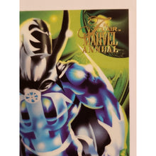 Load image into Gallery viewer, 1995 STRANGE FLEER FLAIR MARVEL ANNUAL CARD #118 "STRANGERS AMONG US" VG