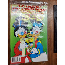 Load image into Gallery viewer, Disney's Comics in 3-D #1 Polybagged Newsstand Cover (1992) Disney Comics