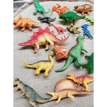 Load image into Gallery viewer, Mixed Lot of 20 Dinosaurs Toys Small - Various Species Rubber Plastic