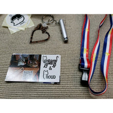 Load image into Gallery viewer, Cat Lover Lot -2 Wristbands, Lanyard, Tabby Heart "PussyWhipped" Mug &amp; Keychain