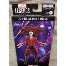 Load image into Gallery viewer, Marvel Legends - What If...? - Zombie Scarlet Witch 6" Figure with BAF KHONSHU