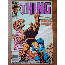 Load image into Gallery viewer, THE THING #31 Newsstand DEVIL DINOSAUR, Ron Wilson Cover, MARVEL COMICS 1986 VG