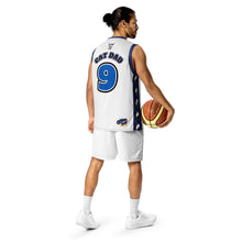 Load image into Gallery viewer, "PussyWhipped" CAT DAD. #9 Recycled Unisex 'Home Game' Basketball Jersey